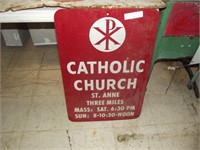 Catholic Church Sign