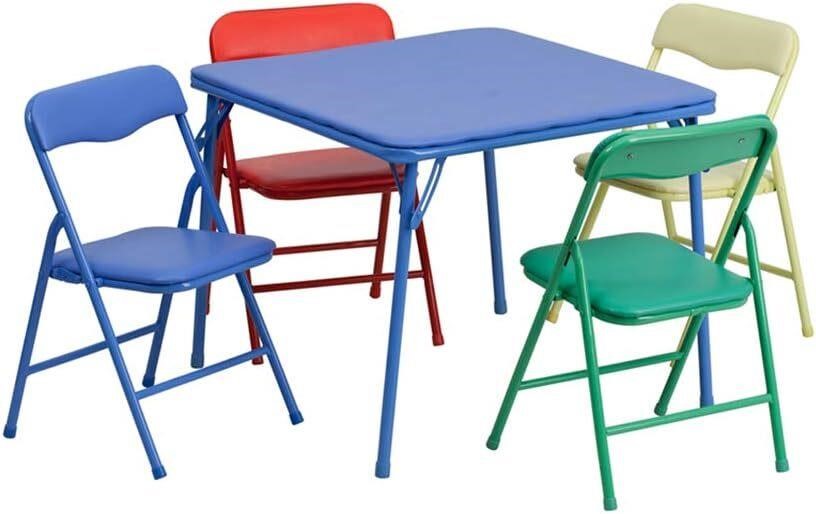 Flash Furniture Mindy Kids 5-Piece Table Set