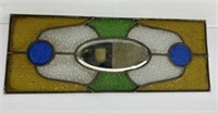 Leaded Glass Panel with Mirror