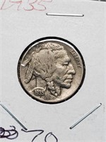 AU 1935 Buffalo Nickel