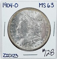 1904-O  Morgan Dollar   MS-63