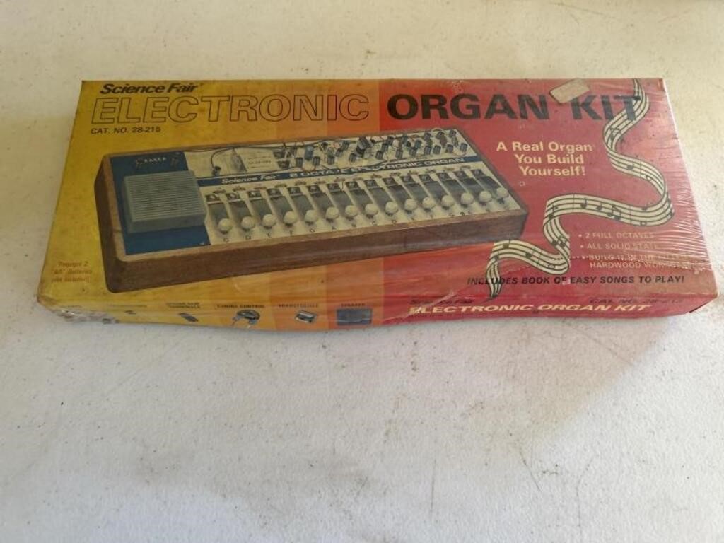 Science fair, electronic organ kit ( seal in box)