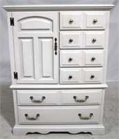 Painted armoire, 57 x 41 x 18