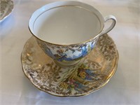 Colclough Fine Bone China  Tea Cup & Saucer