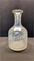 ROBERTSON'S DUNDEE WHISKY DECANTER