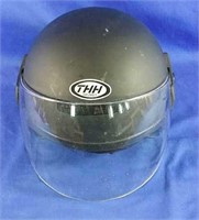 THH  bikers Helmet with visor  size S