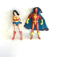 Vintage Wonder Woman & Red Tornado Action Figures