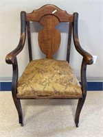 Antique Victorian Arm Chair 23"x39"h
