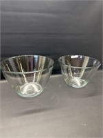 2 Anchor Hocking 3L & 4L glass bowls