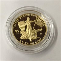 $5 2011 Gold Medal Of Honor Coin