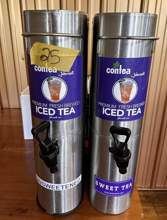 (2) TEA DISPENSERS