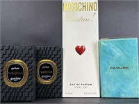 Four Various Brands of Perfume