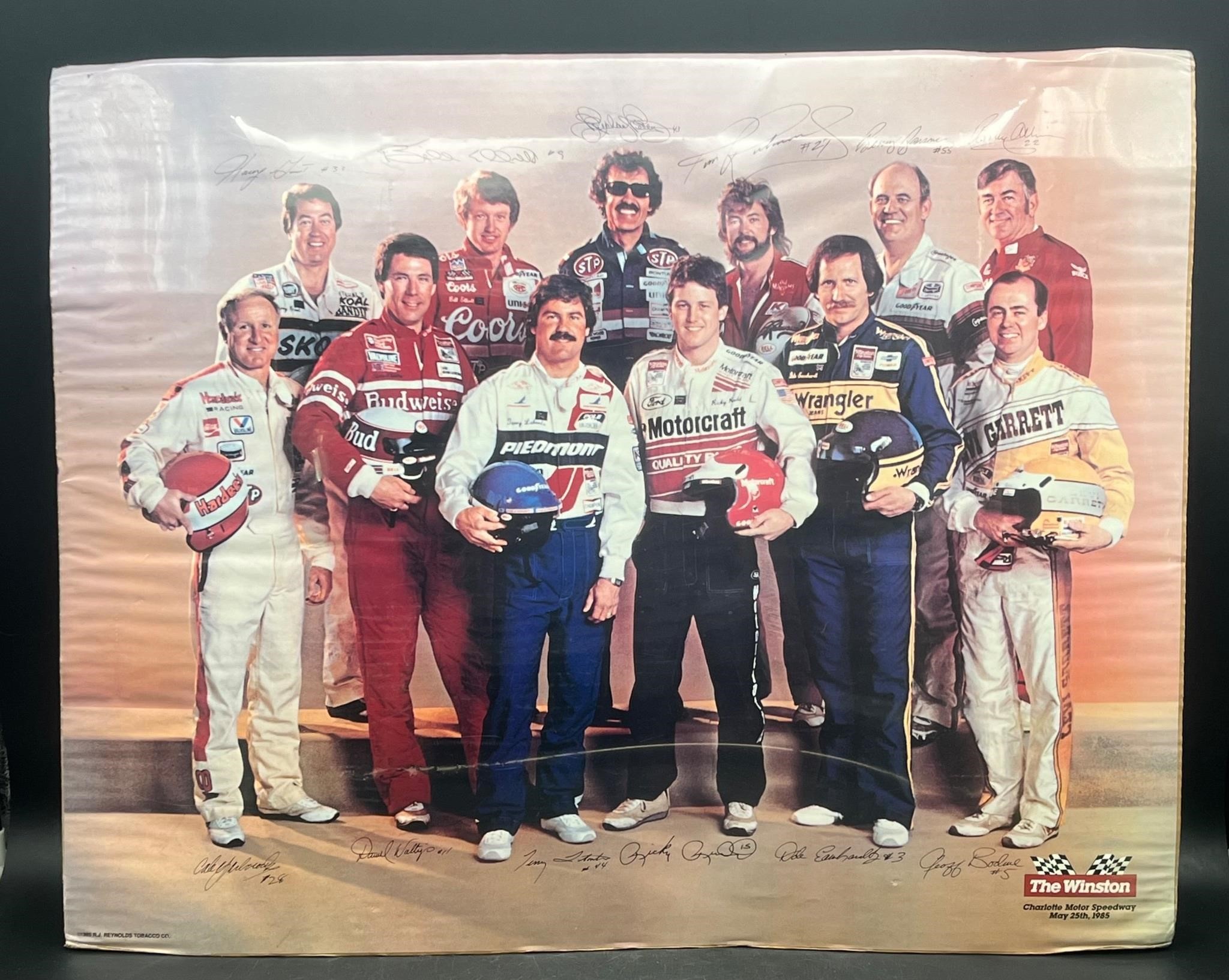 NOS NASCAR 1985 R.J. REYNOLDS TOBACCO POSTER