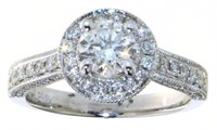 14kt Gold 1.53 ct Round Brilliant Diamond Ring