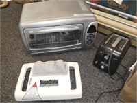 Oven toaster and foot massager