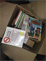 big box full of different books