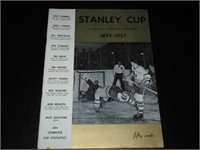 1893 1957 Stanley Cup Hockey Magazine