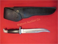 Buck Hunting Knife #120, 7 1/2" Blade Leather