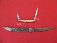 Vintage Utica Cutlery Pocket Knife 5" Closed,
