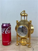 Brass Nautical Barometer Clock