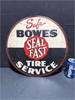 16 INCH BOWES SEAL FAST TIRE SERVICE DISPLAY SIGN