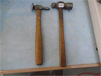 2 Hammers  Wood Handle