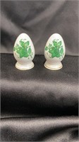 Herend Chinese Bouquet Green, Salt and Pepper