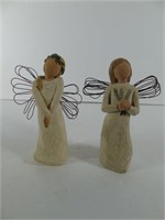 2 Willow Tree Figurines