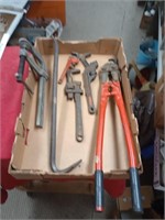 Bolt cutters, pipe wrenches and more