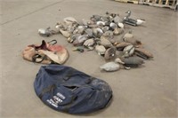 (3) Bags w/Duck & Geese Decoys