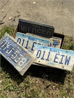 OLD IOWA LICENSE PLATES