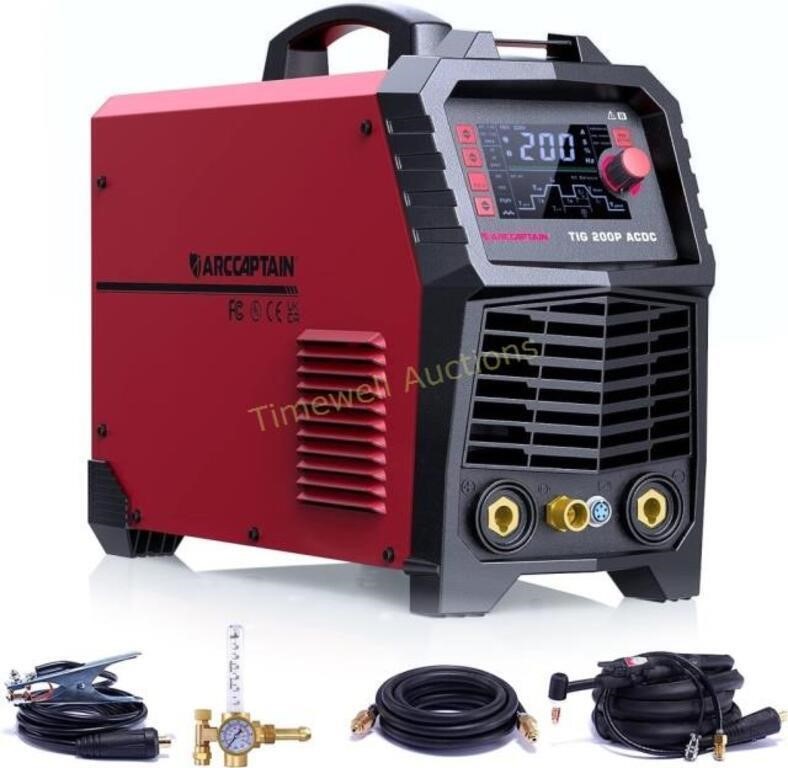 ARCCAPTAIN TIG Welder AC/DC 200Amp with Pulse