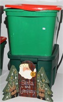 2 Containers full of Christmas Decorations