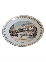 Vintage Currier & Ives Plate