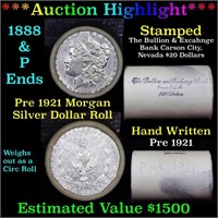 ***Auction Highlight*** Pre 1921 Morgan Silver Dol