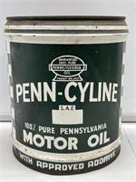 Unusual PENN-CYLINE Motor Oil 4 Gallon Drum