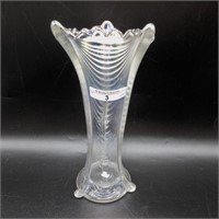 Nwood Drapery vase-8.75" frosty white-toes ok