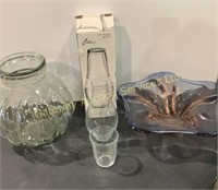 Glass Jug (No Lid), Decorative Glass Dish,