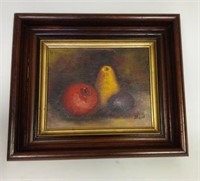 Oil on Canvas, Still Life of Fruit
