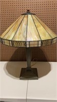 Tiffany style 25” Tall table lamp. 
1 of 2