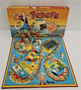 Transogram Adventures of Popeye Board Game