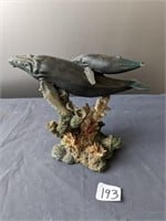 Whales & Coral Figurine