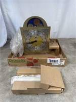 Grandfather Clock Face and Other Clock Parts