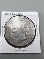 1922 s peace dollar