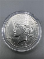 1923 high grade peace dollar