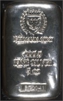 (1) 5 OZ .999 SILVER GERMAINIA MINT BAR