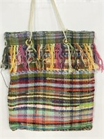 Colorful cloth boho style tote bag