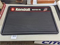 Kendall Motor Oil Plastic Sign - 24" x 36"