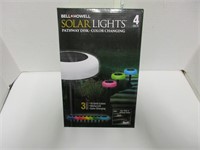 New 4pk Solar Lights