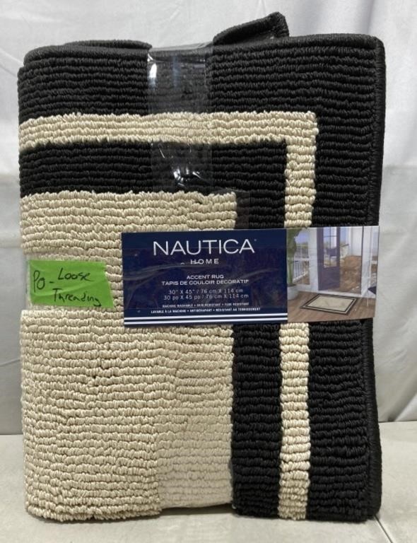 Nautica Home Accent Rug 30x45in (pre-owned, Loose